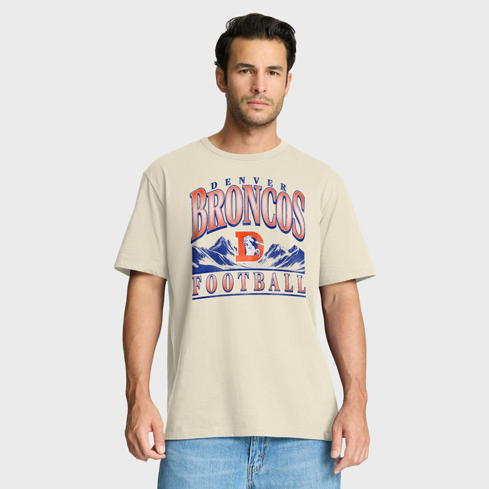 Denver Broncos Team Archives T-Shirt Cream | Fanatics