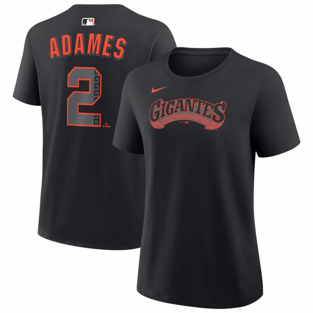 Willy Adames San Francisco Giants Nike Women's Alternate Name & Number T-Shirt - MLB