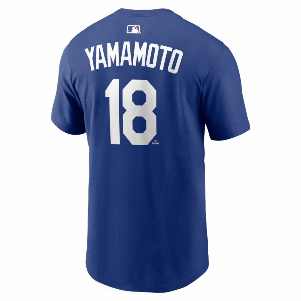 Yoshinobu Yamamoto Los Angeles Dodgers Nike Alternate Name & Number T-Shirt - MLB