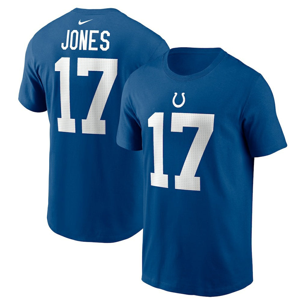 Daniel Jones Indianapolis Colts Name & Number T-Shirt Royal | Nike for Sale