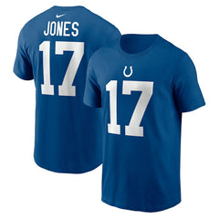 Daniel Jones Indianapolis Colts Name & Number T-Shirt Royal | Nike for Sale