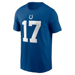Daniel Jones Indianapolis Colts Name & Number T-Shirt Royal | Nike for Sale