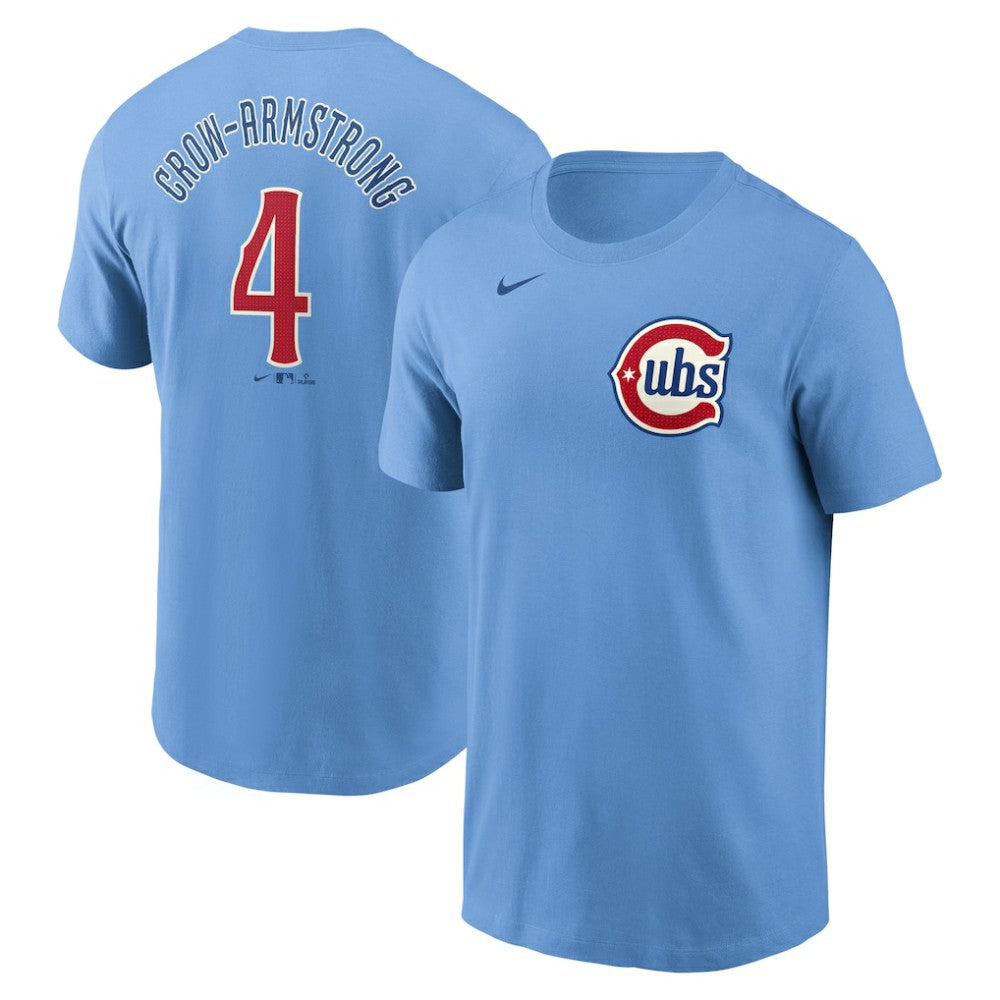 Pete Crow-Armstrong Chicago Cubs Nike Fuse Name & Number T-Shirt - MLB