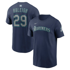 Cal Raleigh Seattle Mariners Nike 50th Season Name & Number T-Shirt - MLB