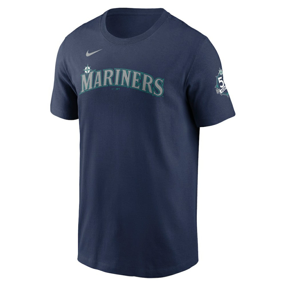 Cal Raleigh Seattle Mariners Nike 50th Season Name & Number T-Shirt - MLB