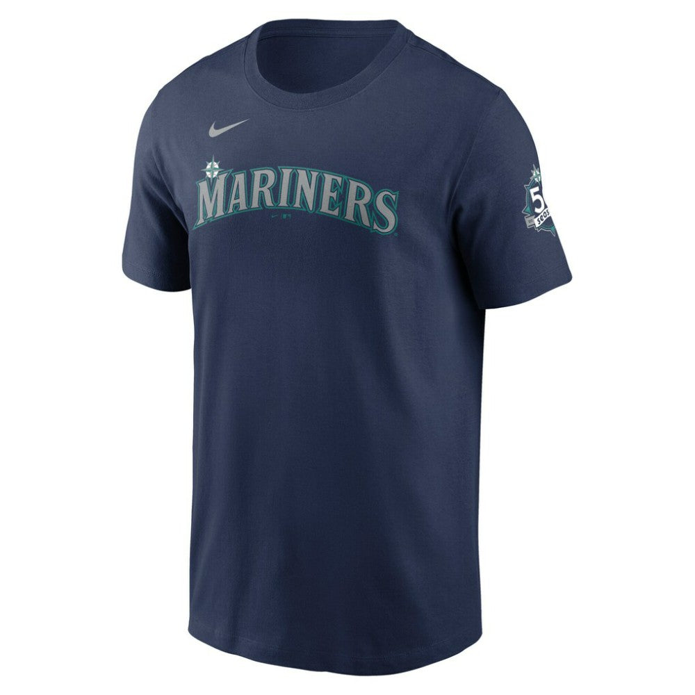 Julio Rodríguez Seattle Mariners Nike 50th Season Name & Number T-Shirt - MLB
