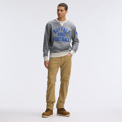 Buffalo Bills IconicFleece Pocket Sweatshirt Athletic Heather Gray | Fanatics