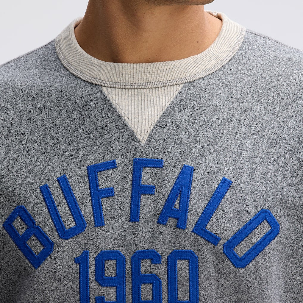 Buffalo Bills IconicFleece Pocket Sweatshirt Athletic Heather Gray | Fanatics