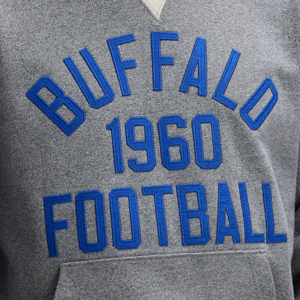 Buffalo Bills IconicFleece Pocket Sweatshirt Athletic Heather Gray | Fanatics