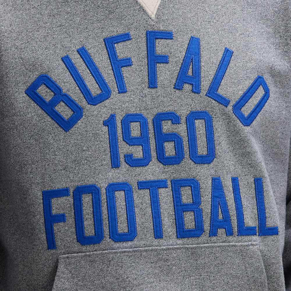 Buffalo Bills IconicFleece Pocket Sweatshirt Athletic Heather Gray | Fanatics