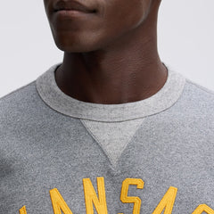 Kansas City Chiefs IconicFleece Pocket Sweatshirt Athletic Heather Gray | Fanatics