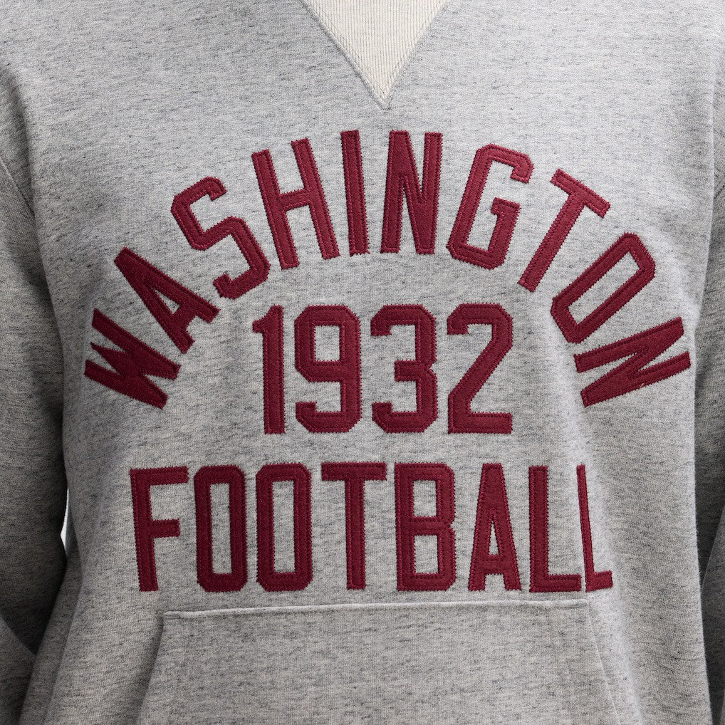 Washington Commanders IconicFleece Pocket Sweatshirt Heather Gray | Fanatics