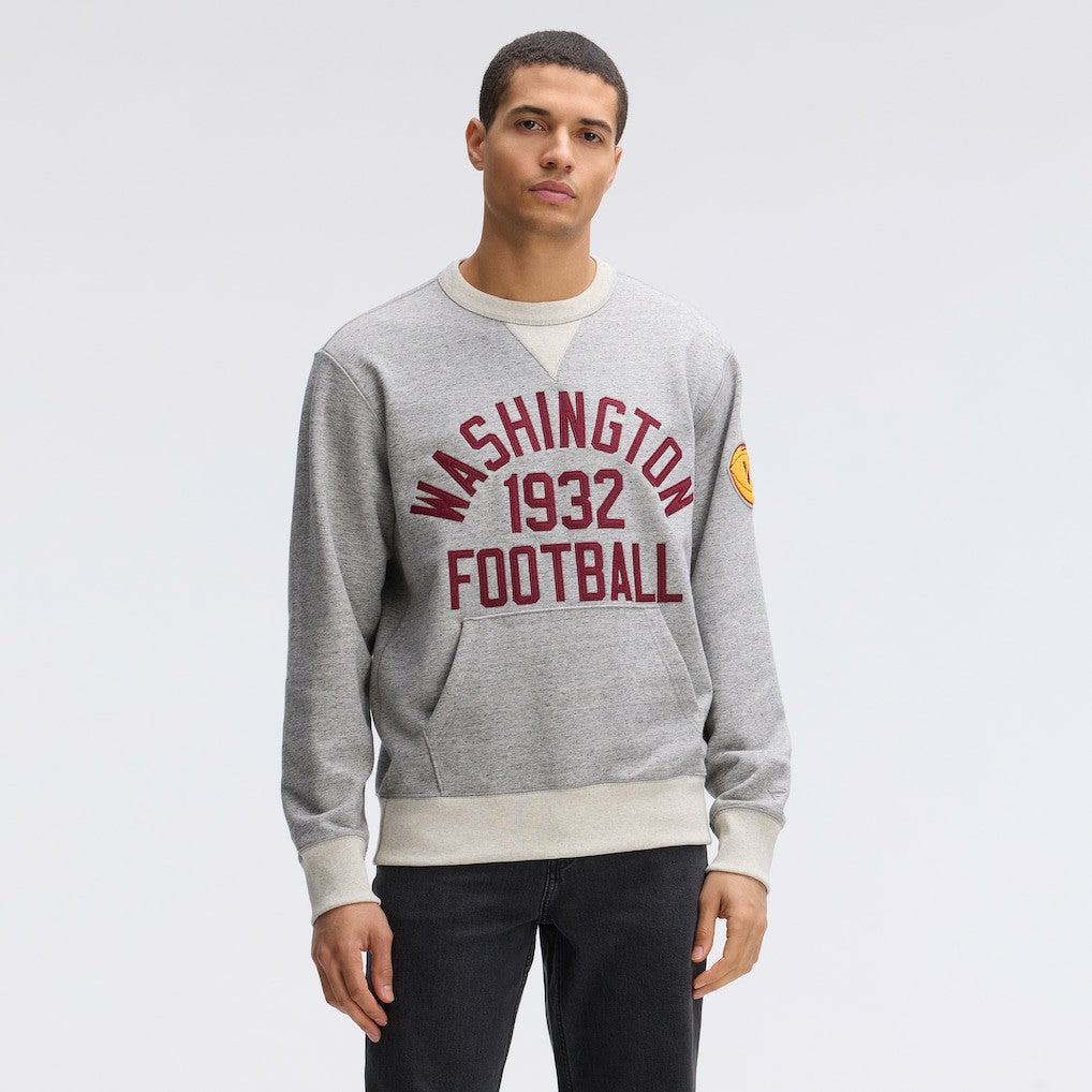 Washington Commanders IconicFleece Pocket Sweatshirt Heather Gray | Fanatics