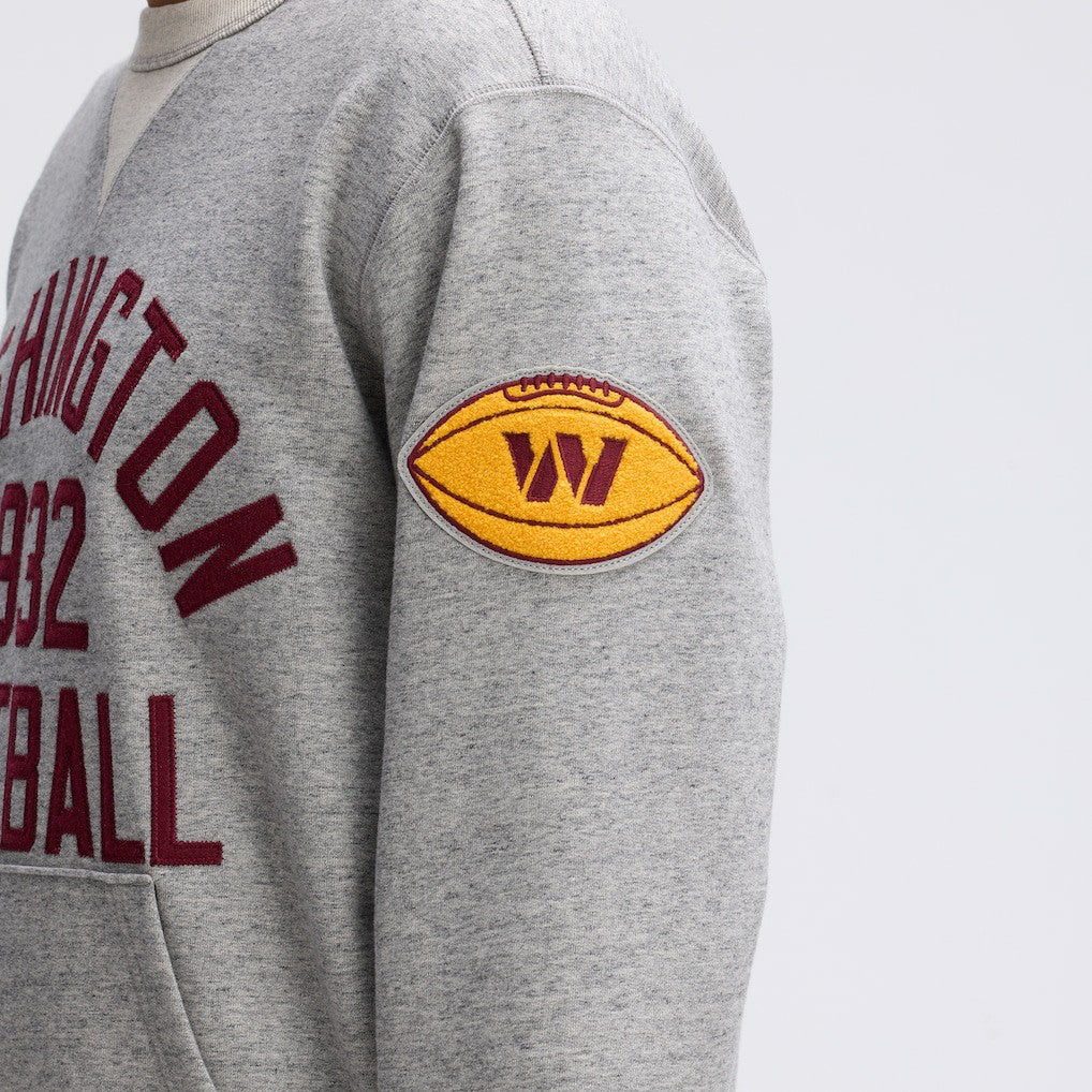 Washington Commanders IconicFleece Pocket Sweatshirt Heather Gray | Fanatics