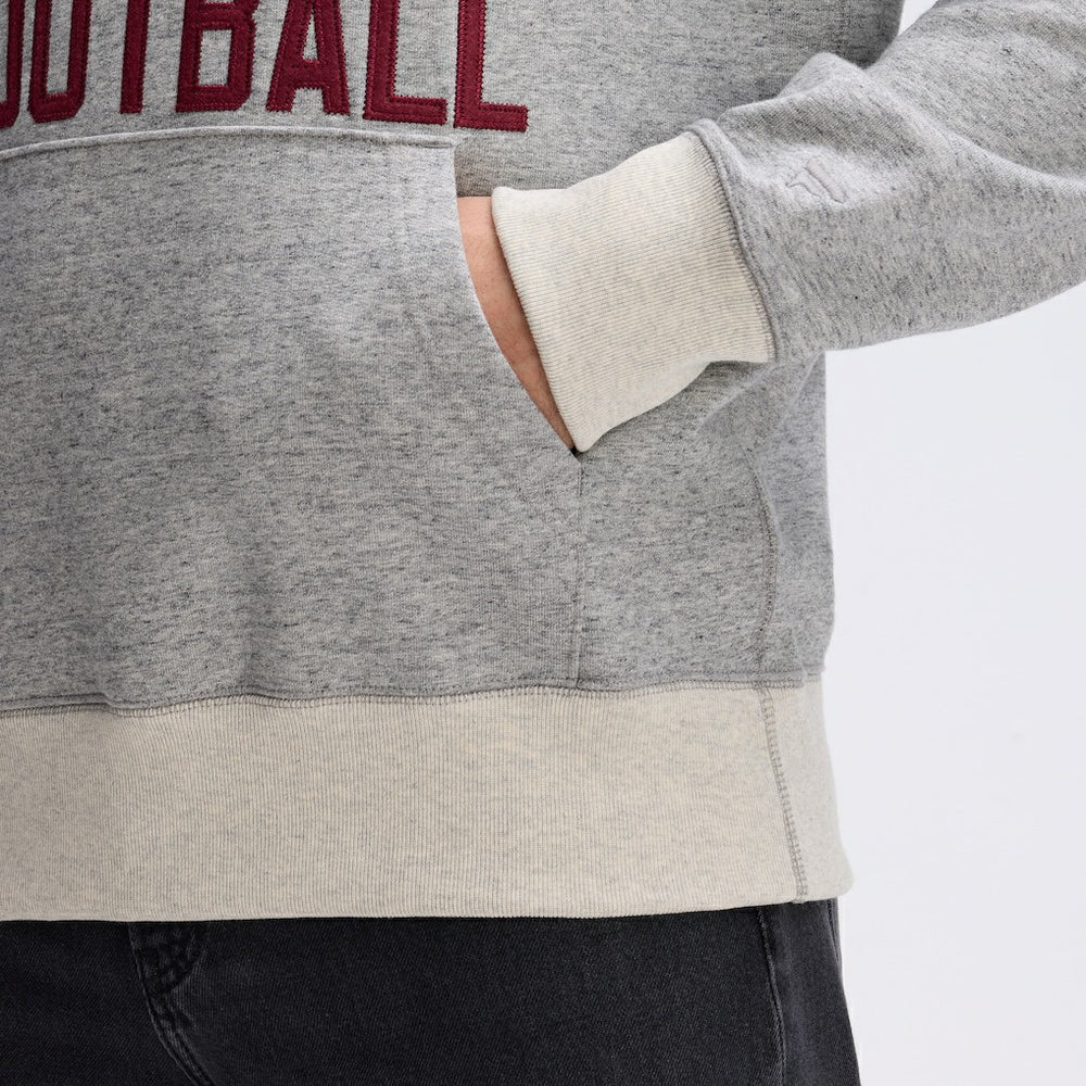 Washington Commanders IconicFleece Pocket Sweatshirt Heather Gray | Fanatics
