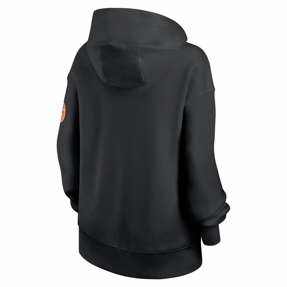 Denver Broncos Women's Oversized Legacy Phoenix Hoodie Black | Nike for Sale
