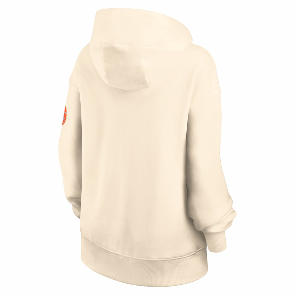 Denver Broncos Women's Oversized Legacy Phoenix Hoodie Natural | Nike for Sale