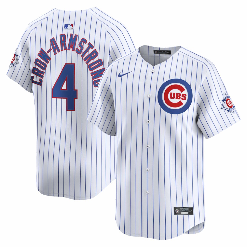 Pete Crow-Armstrong Chicago Cubs Nike 150th Anniversary Limited Jersey - MLB