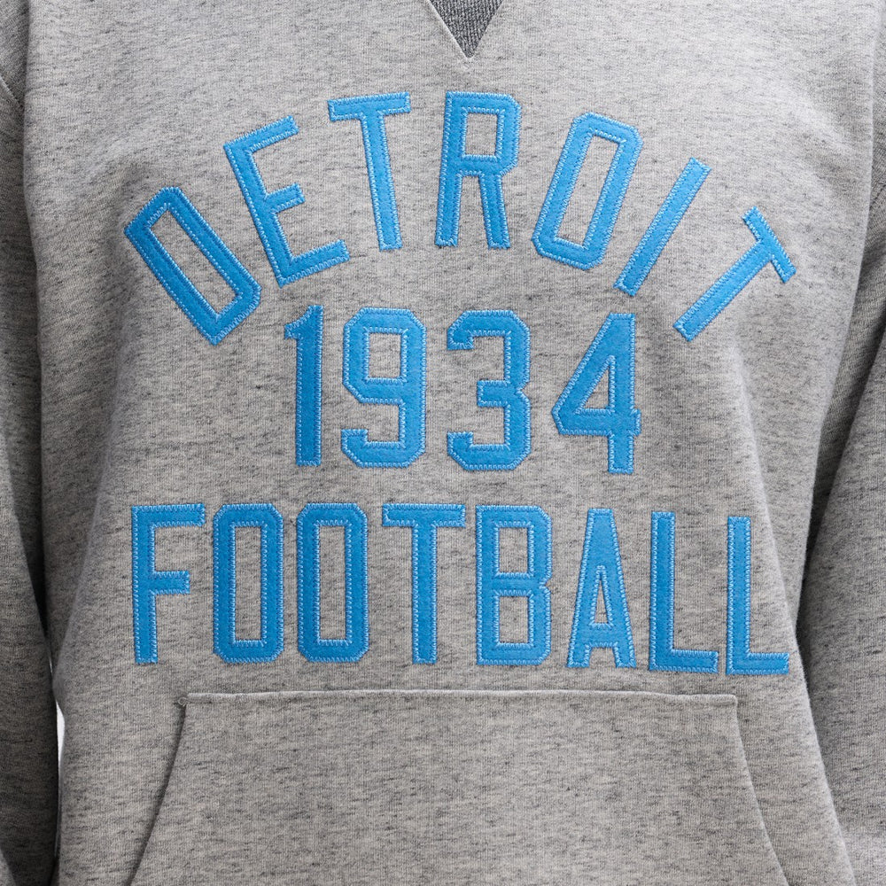 Detroit Lions IconicFleece Pocket Sweatshirt Heather Gray | Fanatics