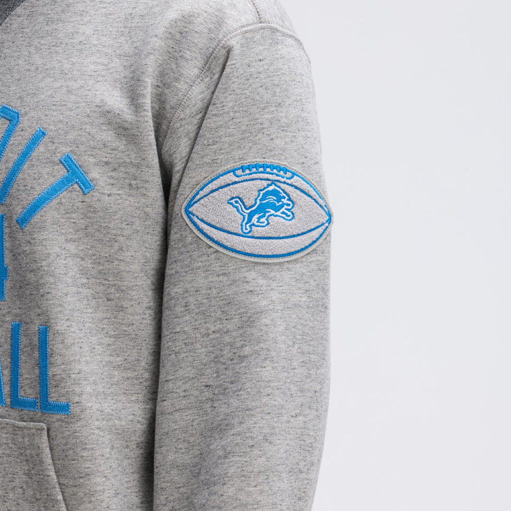 Detroit Lions IconicFleece Pocket Sweatshirt Heather Gray | Fanatics