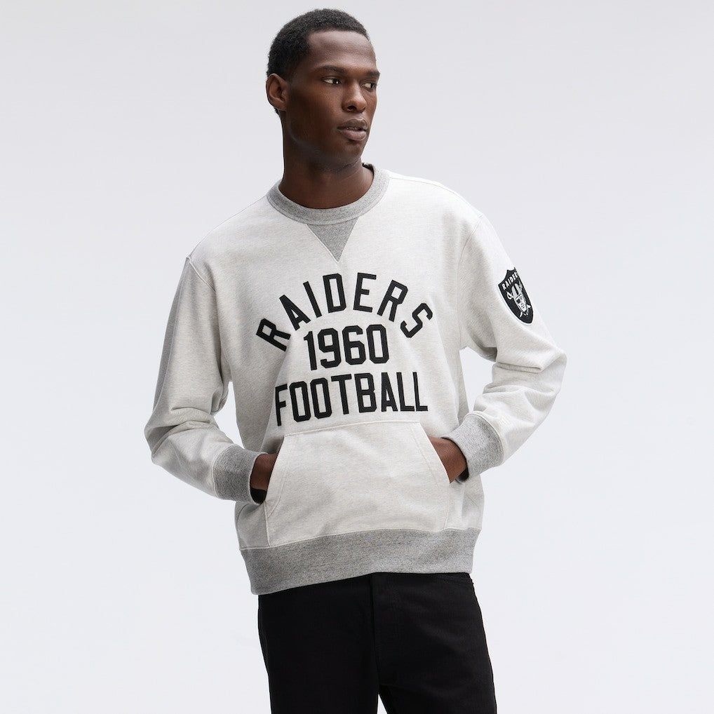 Las Vegas Raiders IconicFleece Pocket Sweatshirt Heather Gray | Fanatics