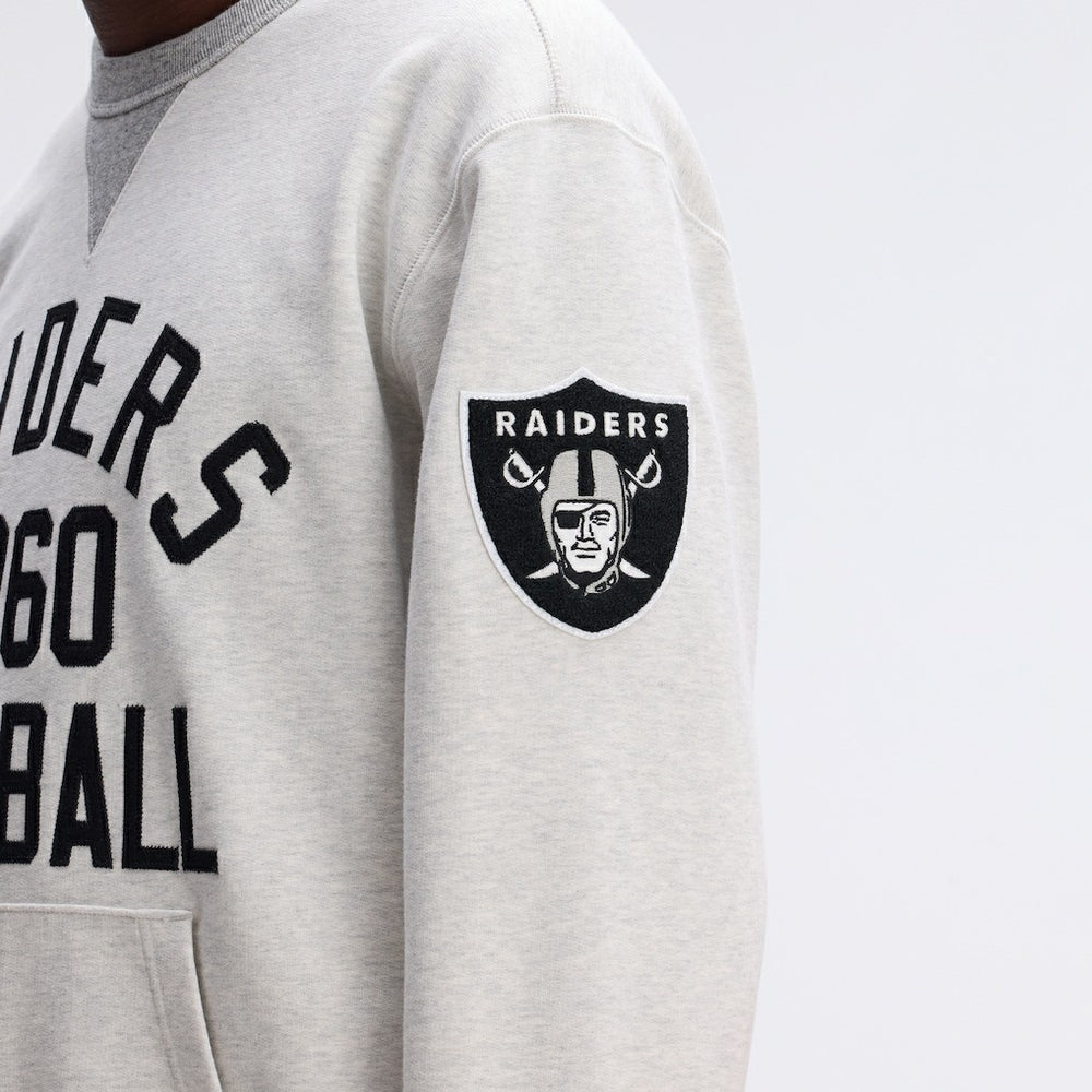Las Vegas Raiders IconicFleece Pocket Sweatshirt Heather Gray | Fanatics