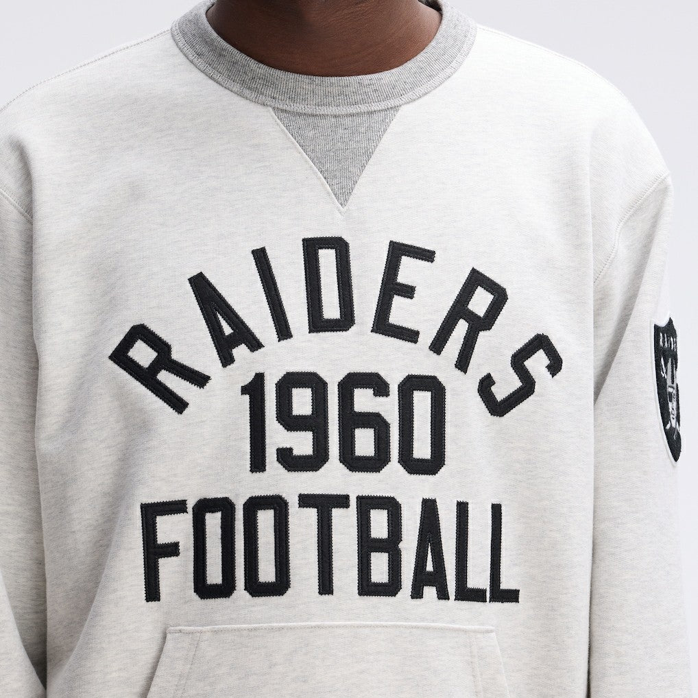 Las Vegas Raiders IconicFleece Pocket Sweatshirt Heather Gray | Fanatics