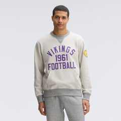 Minnesota Vikings IconicFleece Pocket Sweatshirt Oatmeal | Fanatics