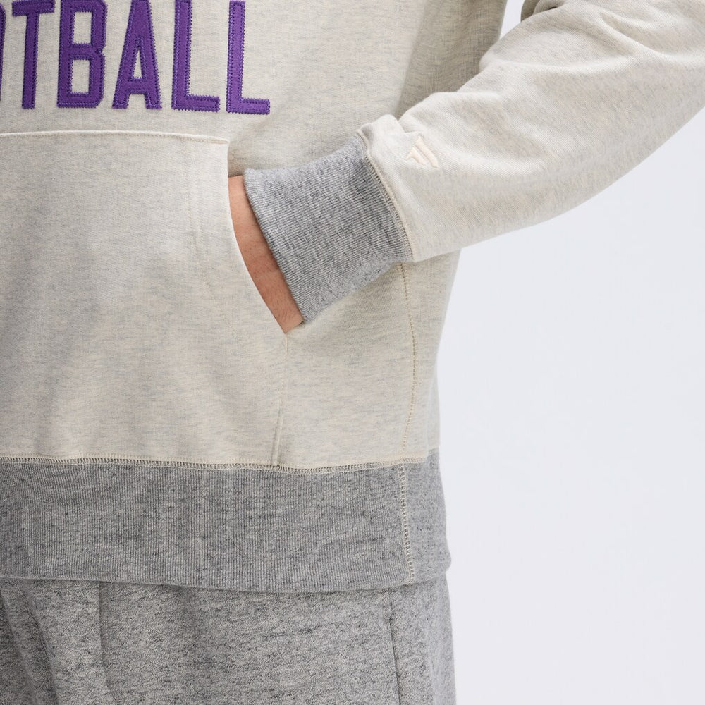 Minnesota Vikings IconicFleece Pocket Sweatshirt Oatmeal | Fanatics