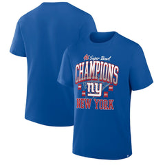 New York Giants 4x Super Bowl Champions T-Shirt Royal | Fanatics