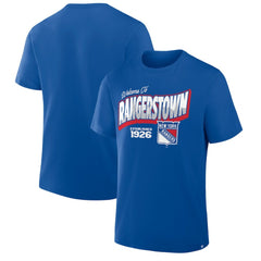 New York Rangers Fanatics Hometown Local T-Shirt - Blue - NHL