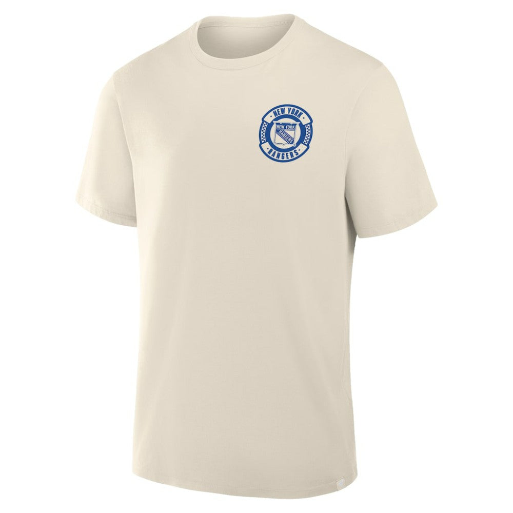 New York Rangers Fanatics Team Culture T-Shirt - Cream - NHL