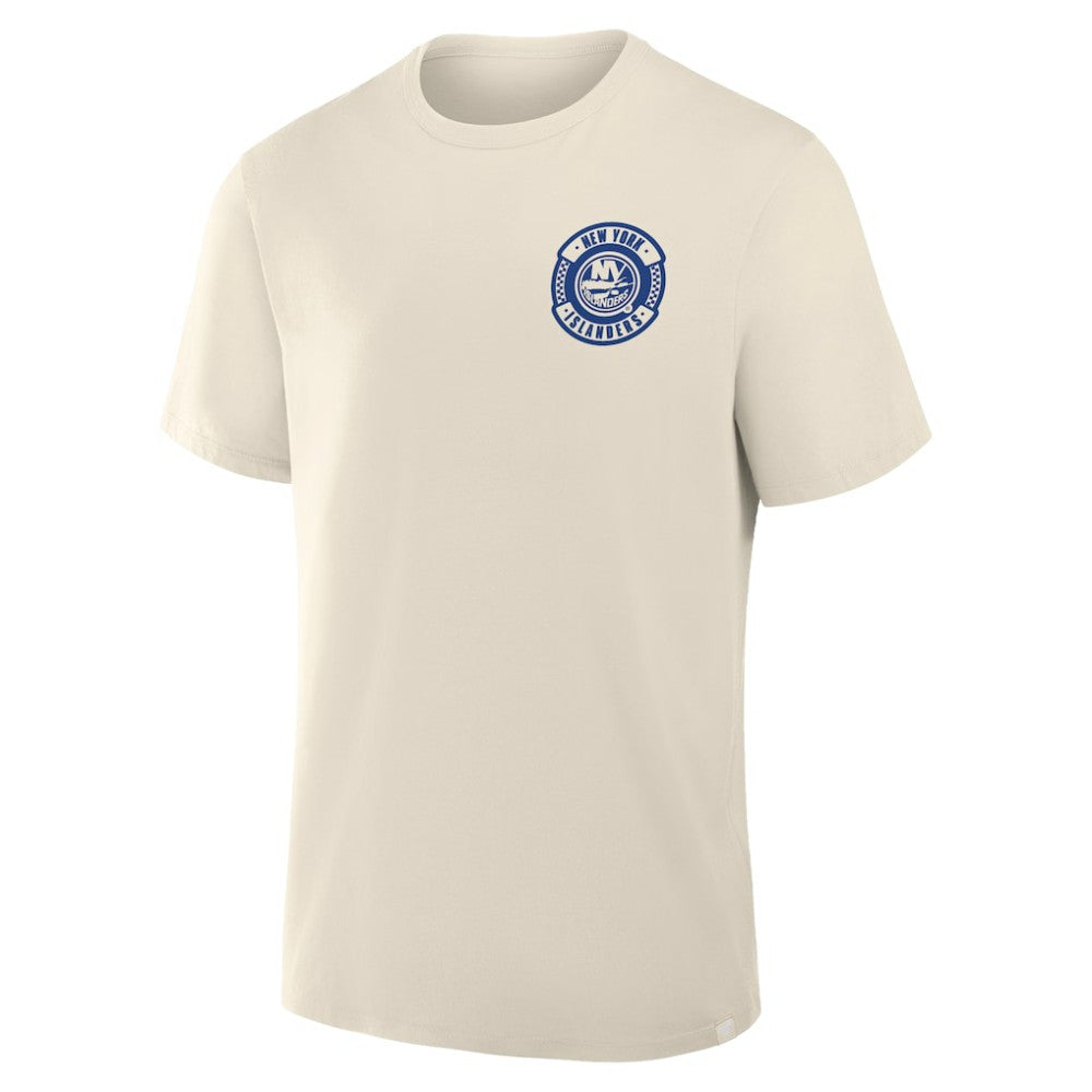 New York Islanders Fanatics Team Culture T-Shirt - Cream - NHL