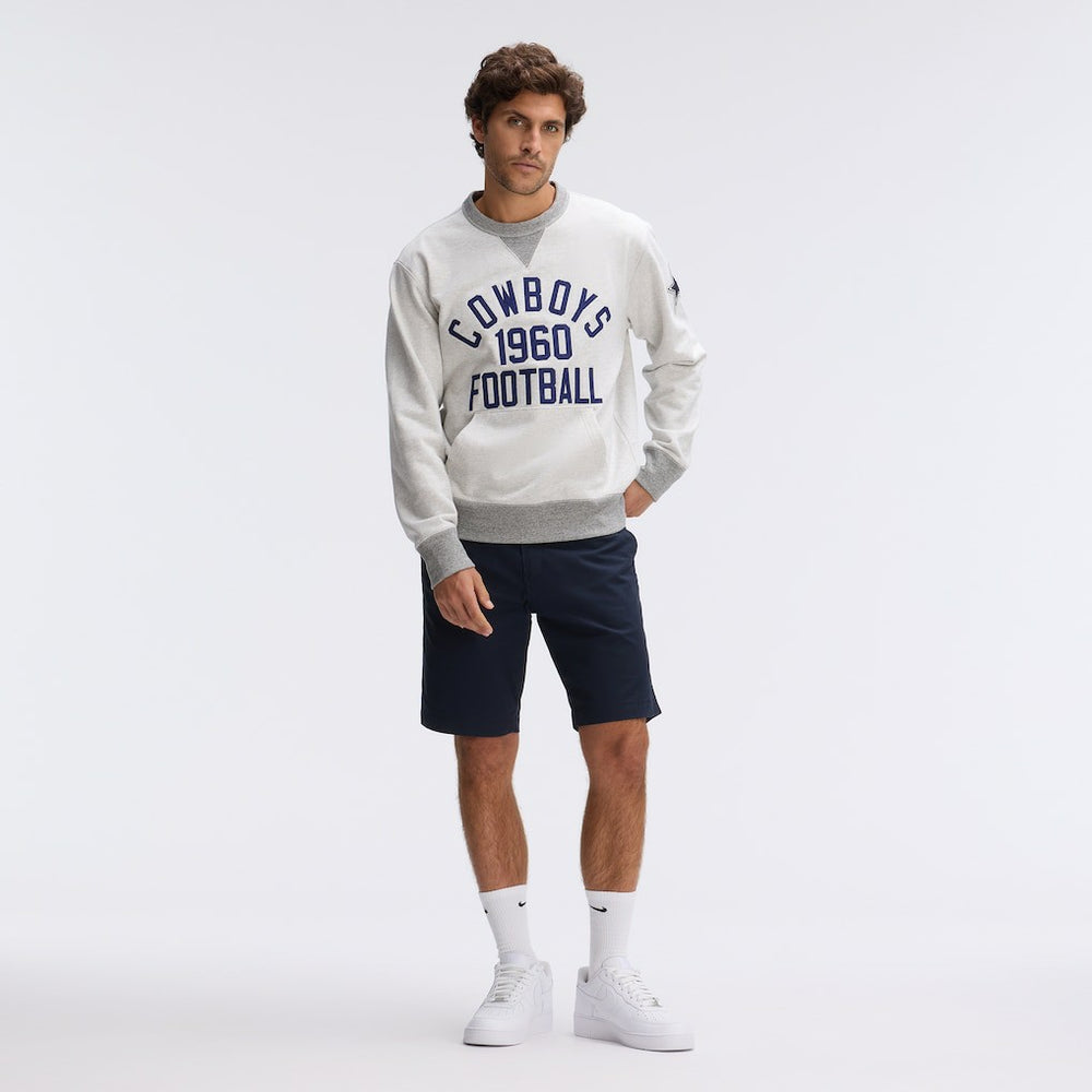 Dallas Cowboys IconicFleece Pocket Sweatshirt Heather Gray | Fanatics