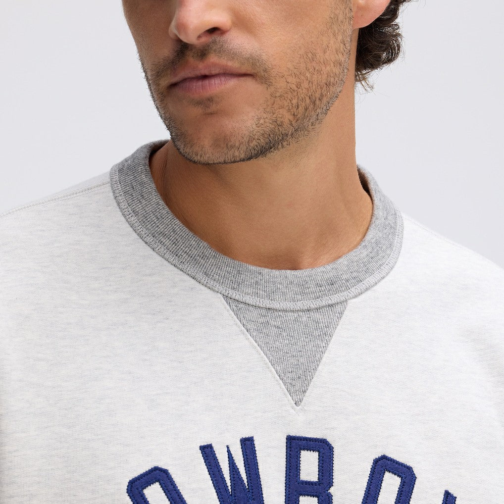 Dallas Cowboys IconicFleece Pocket Sweatshirt Heather Gray | Fanatics
