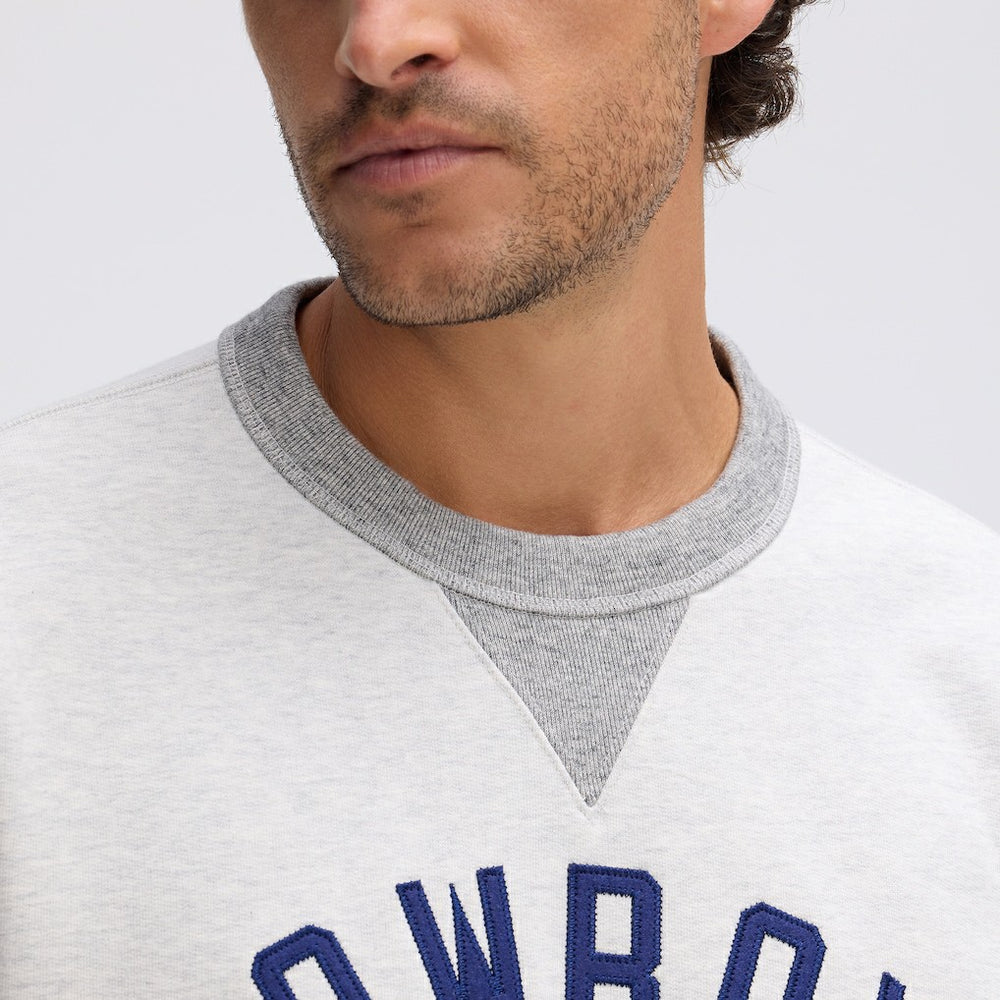 Dallas Cowboys IconicFleece Pocket Sweatshirt Heather Gray | Fanatics
