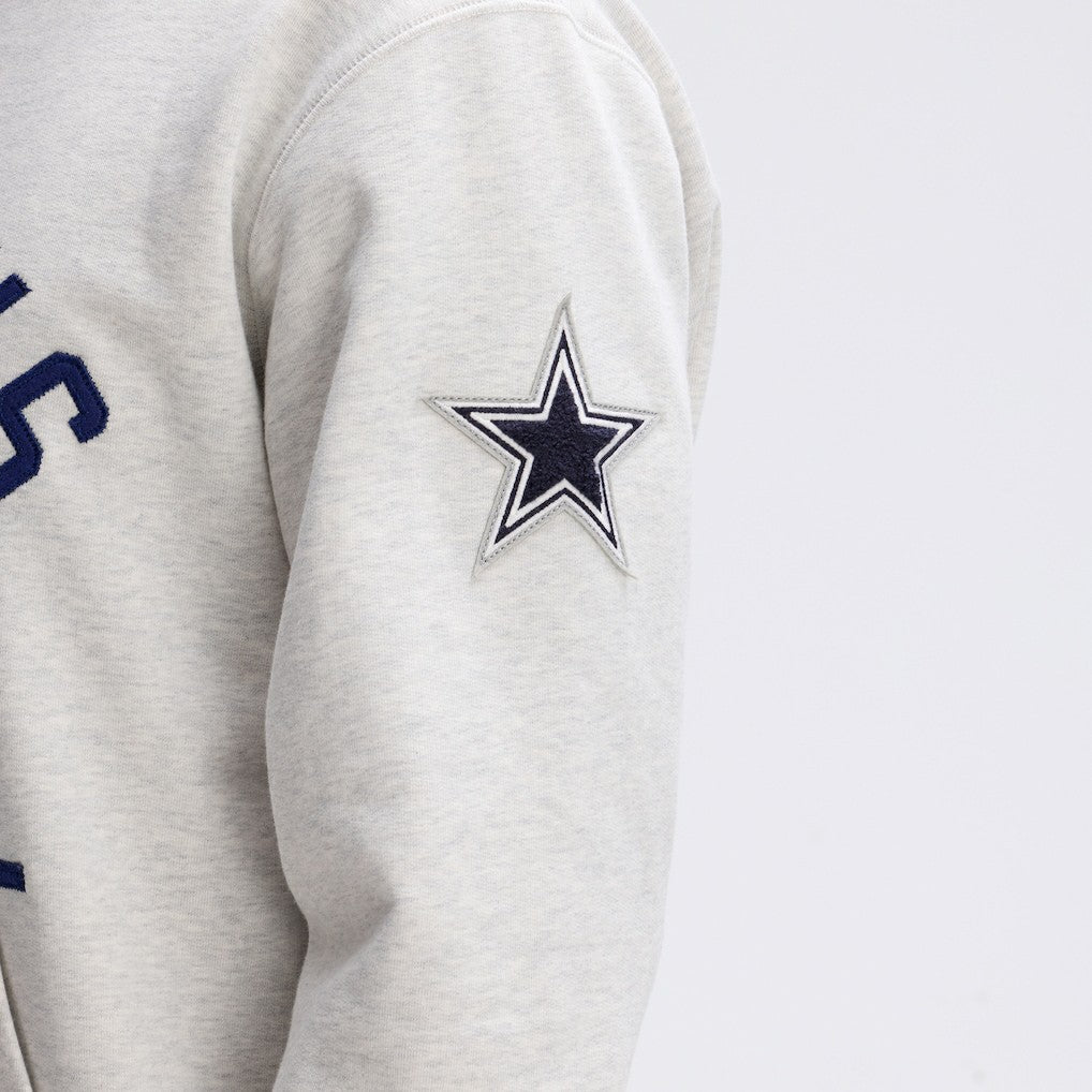 Dallas Cowboys IconicFleece Pocket Sweatshirt Heather Gray | Fanatics