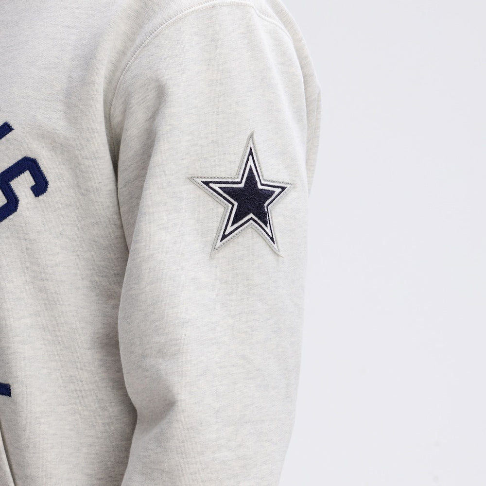 Dallas Cowboys IconicFleece Pocket Sweatshirt Heather Gray | Fanatics