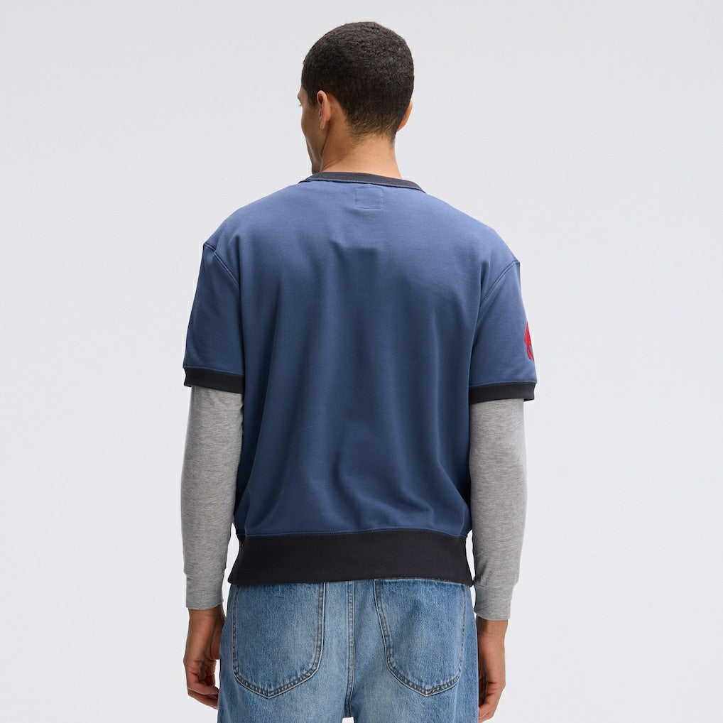 Buffalo Bills IconicFleece Short Sleeve Sweatshirt Royal | Fanatics