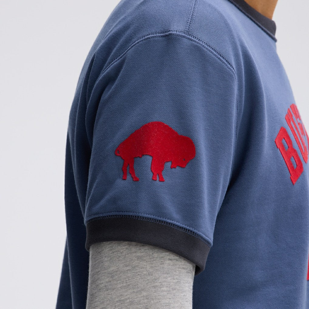 Buffalo Bills IconicFleece Short Sleeve Sweatshirt Royal | Fanatics