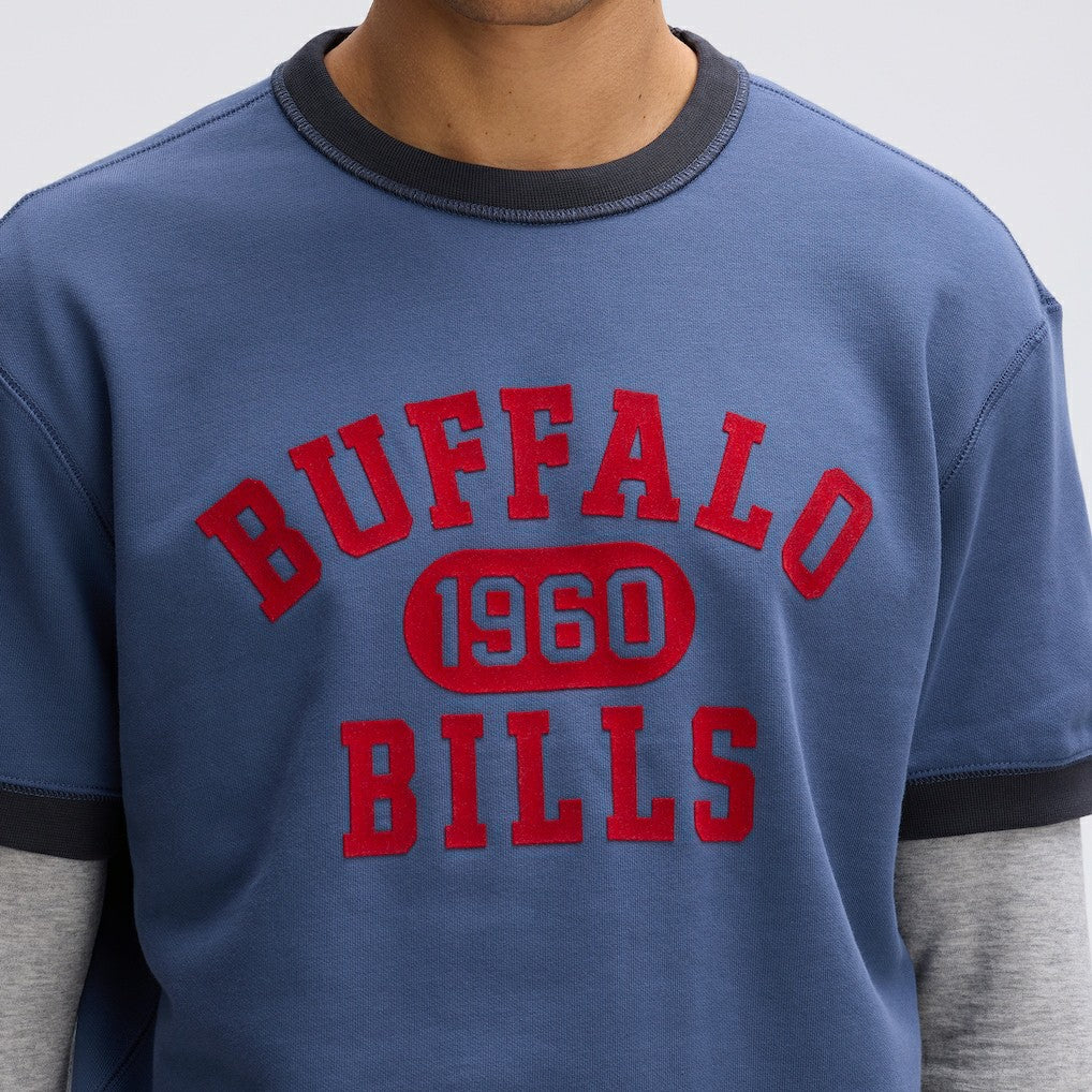 Buffalo Bills IconicFleece Short Sleeve Sweatshirt Royal | Fanatics