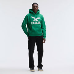 Philadelphia Eagles IconicFleece Flocked Hoodie Kelly Green | Fanatics