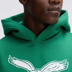 Philadelphia Eagles IconicFleece Flocked Hoodie Kelly Green | Fanatics