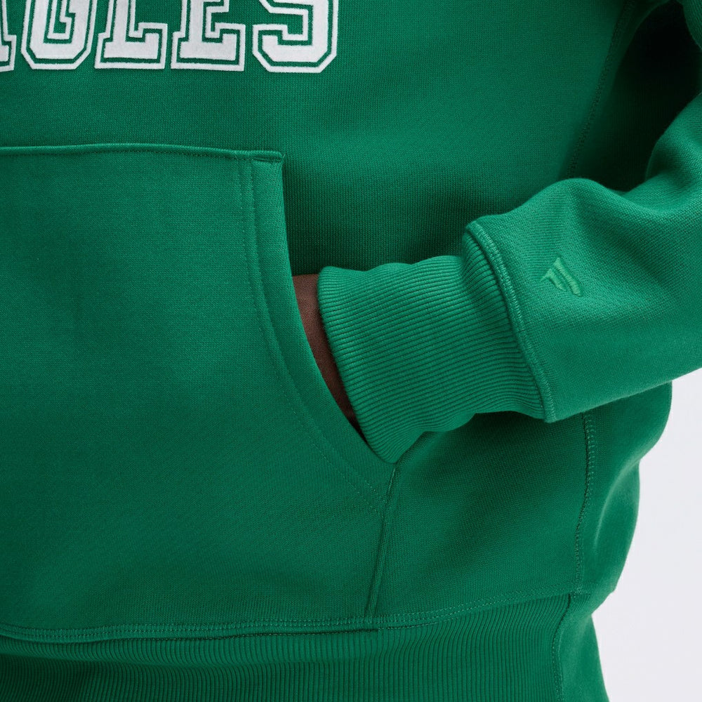 Philadelphia Eagles IconicFleece Flocked Hoodie Kelly Green | Fanatics