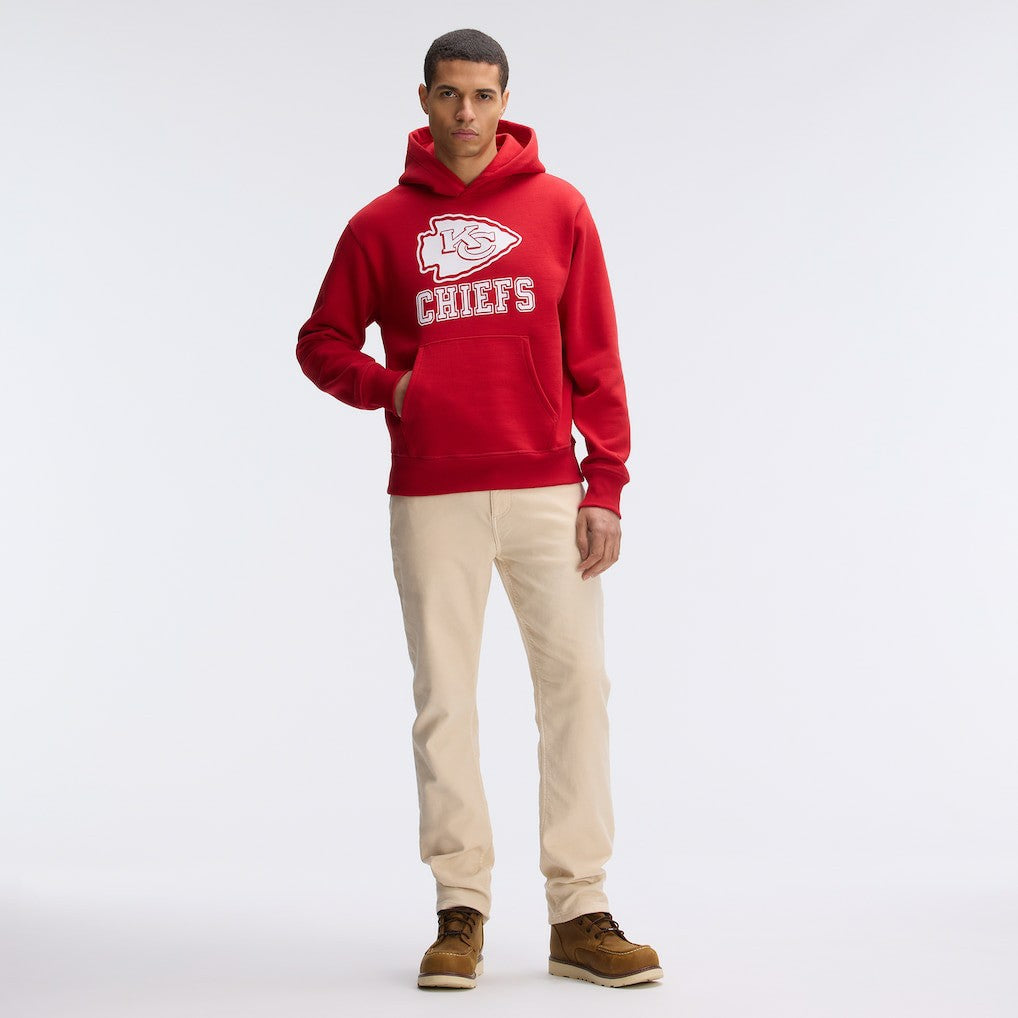 Kansas City Chiefs IconicFleece Flocked Hoodie Red | Fanatics