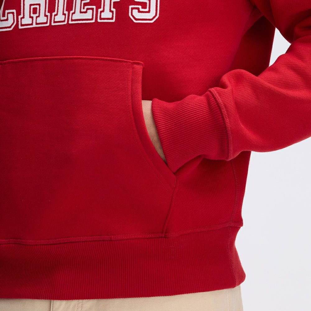 Kansas City Chiefs IconicFleece Flocked Hoodie Red | Fanatics
