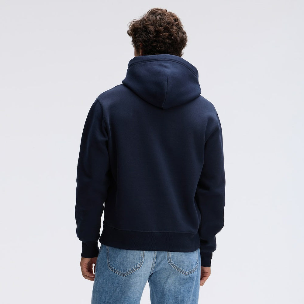 Chicago Bears IconicFleece Flocked Hoodie Navy | Fanatics
