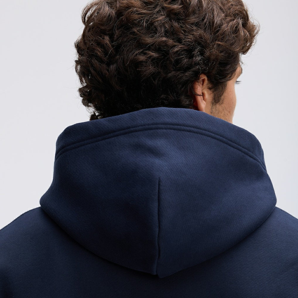 Chicago Bears IconicFleece Flocked Hoodie Navy | Fanatics