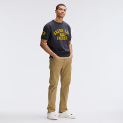 Green Bay Packers IconicFleece Short Sleeve Sweatshirt Black | Fanatics