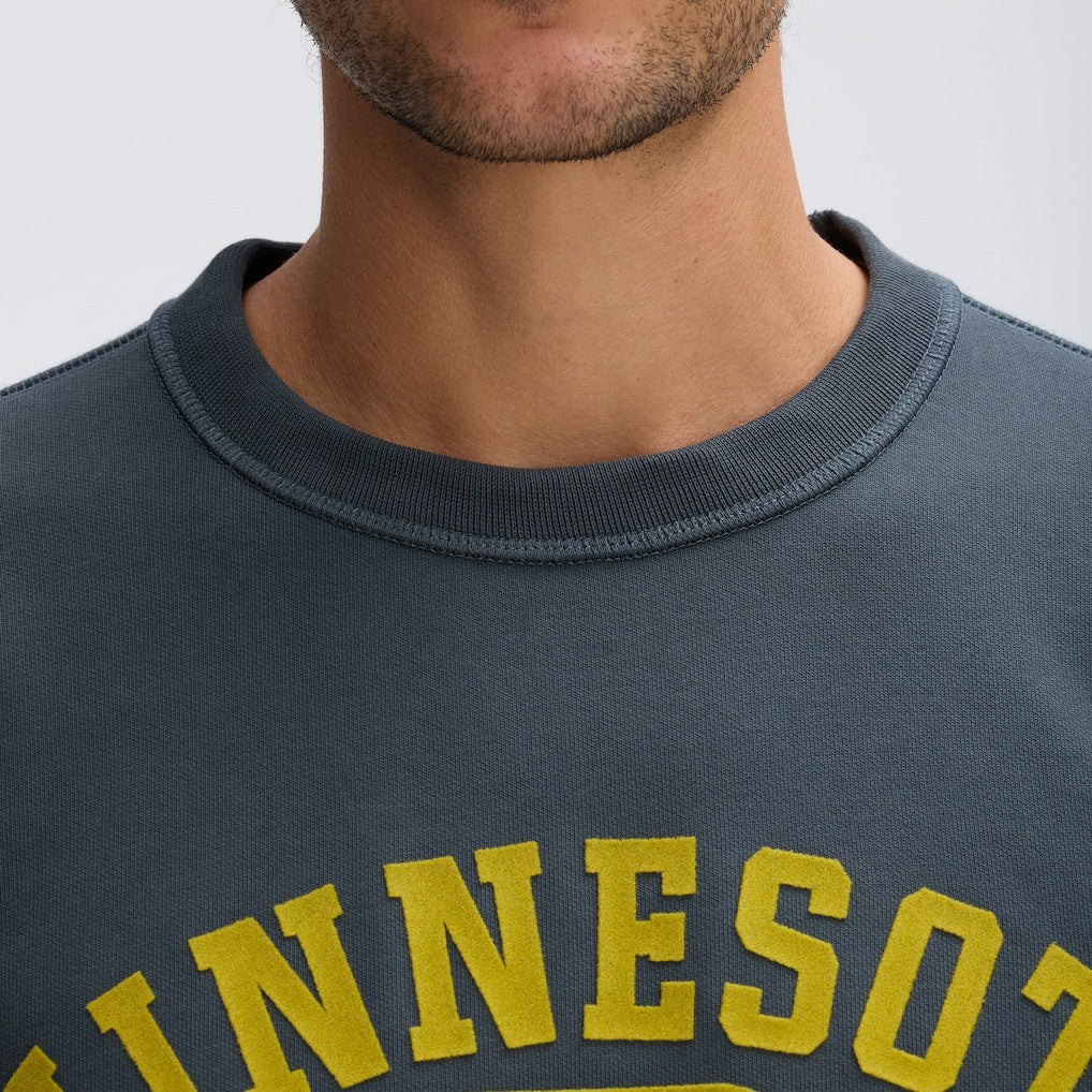 Minnesota Vikings IconicFleece Short Sleeve Sweatshirt Charcoal | Fanatics